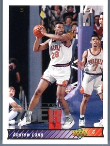 1992-93 Upper Deck Philadelphia 76ers Andrew Lang #71 - Bild 1 von 2