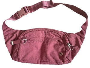 Lululemon On The Beat Belt Bag 4.5L Light mauve big large Waist Fanny Pack Purse - Picture 1 of 12