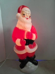 Vintage Blow Mold Santa Claus Working Light 1973 Empire 23” Carolina Enterprises - Picture 1 of 7
