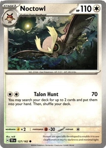 Noctowl Non-Holo SV05: Temporal Forces 127/162 NM Common - Picture 1 of 2