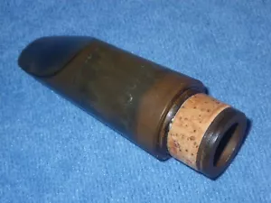 VINTAGE BRILHART HARD RUBBER Bb CLARINET MOUTHPIECE - 4 = .052" TIP - SERIAL # - Picture 1 of 10
