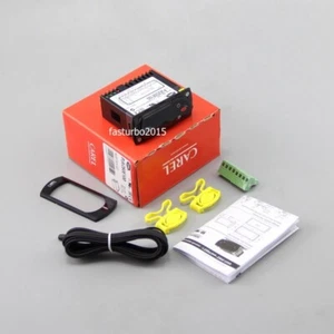 Black Carel Temperature Thermostat Controller with NTC Probe 115V PJEZS0E100 - Picture 1 of 7