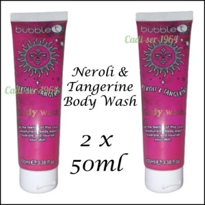Bubble T Neroli and Tangerine Body Wash 2 x 100ml Suitable for Vegans Pink NEW - Picture 1 of 24