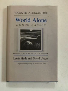 World Alone by Vicente Alexander (1982, Hardcover) Mundo A Solas - Picture 1 of 1