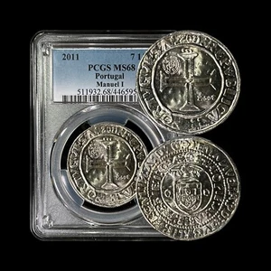 PORTUGAL. 2011, 7.5 Euro - PCGS MS68 - Top Pop 🥇 Numismatic Treasures, Manuel I - Picture 1 of 5