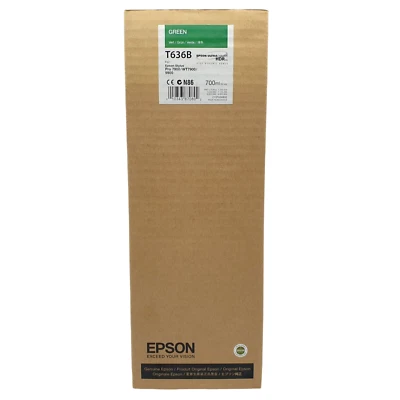 Epson T636B Green Ink Cartridge High Capacity Genuine Original C13T636B00 Stylus - Image 1 of 4