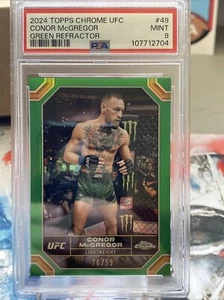 Conor McGregor 2024 Topps Chrome UFC #49 rifrattore verde 76/99 - Foto 1 di 4