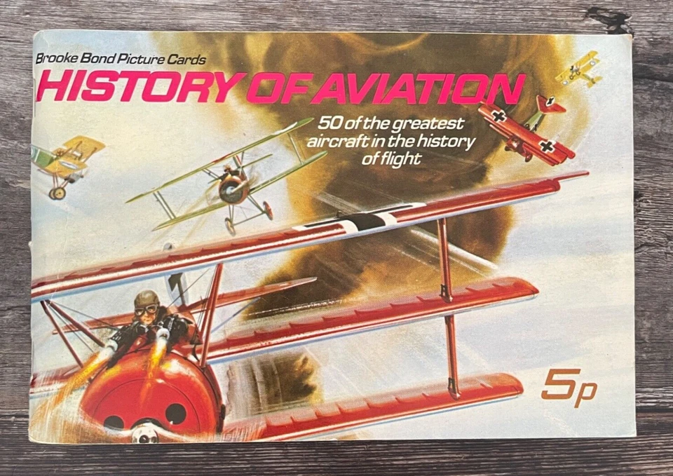 Brooke Bond History of Aviation Tea Cards Album Complete - Image 1 of 4