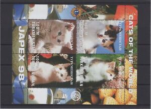 Turkmenistan 1998 Cats of the World Lions XF Mint Never Hinged