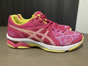 Asics Gel Netburner Academy 7 - Pink Womens Shoes US 9.5 - LIKE NEW + FREE POST
