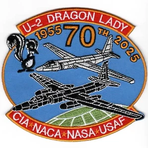 PARCHE BORDADO CIA NACA NACA AIR FORCE U-2 70 ANIVERSARIO DRAGÓN DAMA - Imagen 1 de 1