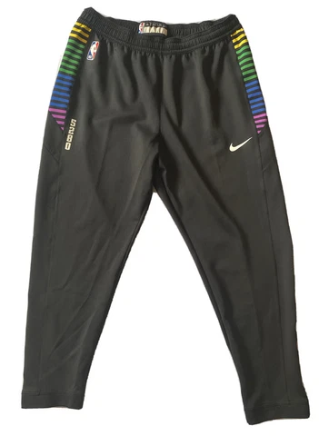 Nike Therma Flex City Edition Earned 5280 Denver Nuggets Tear Away Pants SZ 3XL Cover