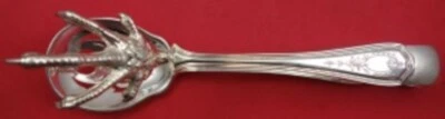 Pinza de hielo de plata esterlina Hepplewhite grabada por Reed and Barton con cuchara de garra 7" Foto 1 de 2