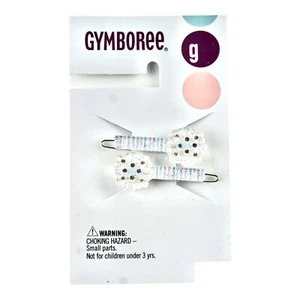 Gymboree Vintage Apres Ski Brillo Copo de Nieve Pasador Accesorios para el Cabello - Imagen 1 de 2