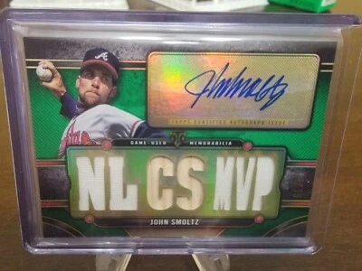 2024 Topps Triple Threads John Smoltz Auto Relic /18 - Image 1 of 2