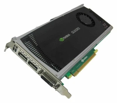 Dell Nvidia Quadro 4000 2GB Graphics Video Card 038XNM 06WTYT-PCI Express 2.0 - Image 1 of 4