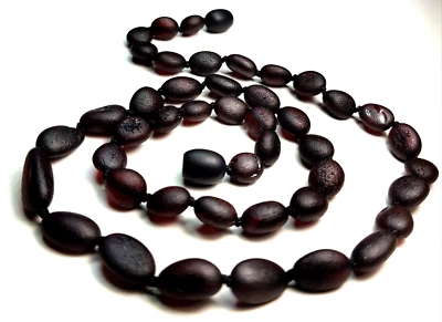 EL COLLAR DEL ÁMBAR BÁLTICO , COLOR - marrón  - Imagen 1 de 4