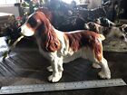 Antique Vtg Coopercraft England Porcelain Cocker Spaniel Pointer Hunting Dog