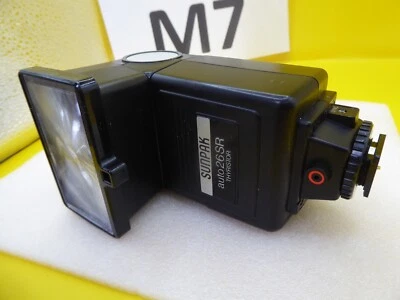Sunpak Auto 26SR Bounce/Swivel Head Flashgun IDEAL OMLYMPUS OM10 OM20 OM30 OM40 - Image 1 of 4