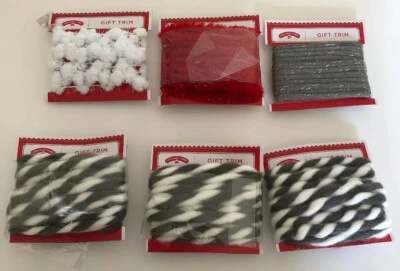 Varies textures ribbon 3 yds each for craft trim decorations wrapping gifts  - Image 1 of 4