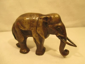Pisapapeles elefante de metal macizo Art Deco antiguo - Imagen 1 de 7
