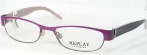 REPLAY RE376 081 PURPLE / GUNMETAL EYEGLASSES GLASSES METAL FRAME 50-16-135mm - Picture 1 of 10
