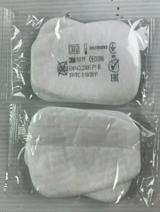 1 Scatola da 15 Paia Filtro 3M 5911 P1 Equiv a 3M 5N11 Scaduto di recente vedi sotto - Foto 1 di 6