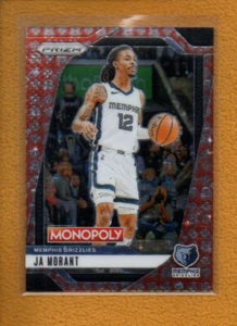 Ja Morant 2024-25 Panini Prizm Monopoly Free Parking Prizm #22 - Picture 1 of 4