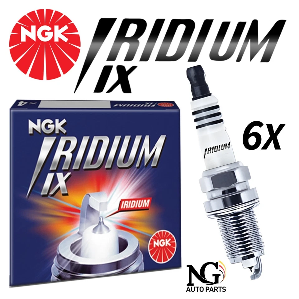 NGK IRIDIUM IX SPARK PLUGS FIT MITSUBISHI GTO 3000GT Z16 - SET OF 6 - Image 1 of 2