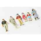 Vintage Hand Painted Plastic Miniatures People, Game Pieces