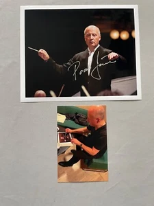 PAAVO JÄRVI Estonian conductor in-person signed photo 8x10 autograph + photo - Picture 1 of 1