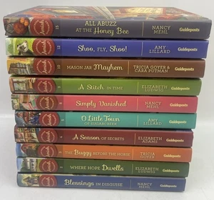 ⭐ Sugarcreek Amish Mysteries Guidepost Hardcover Book Lot 1 2 3 4 5 8 9 10 12 15 - Imagen 1 de 2