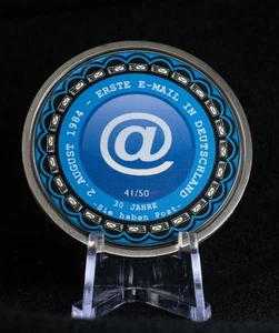 30 Jahre 1. Email in Deutschland - Geocoin zum Jubiläum - Bild 1 von 2