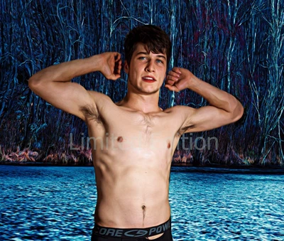 Handsome Male Portrait Physique Gay Interest Limited Edition Photo 13x19 2.24 - Image 1 of 2