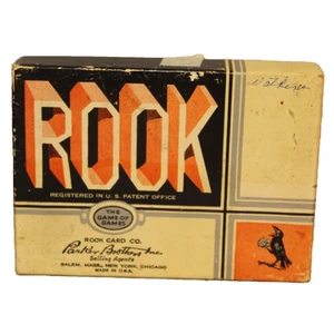 Vintage 1943 Parker Brothers Co. Rook Card Game Raven Crow with Instruction Book - Picture 1 of 2