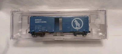 65723-02 Great Northern 11381 Big Sky Blue N-scale train Intermountain Boxcar - Image 1 of 4