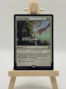 MTG Idyllic Tutor Theros Beyond Death Rare Card Magic the Gathering FOIL EX - Picture 1 of 2