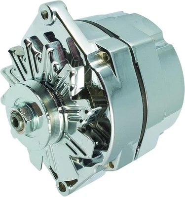 OEG Piezas Nuevo Alternador Alta Salida 100 AMP Cromo 1 o 3 Cables, Auto...  Foto 1 de 4