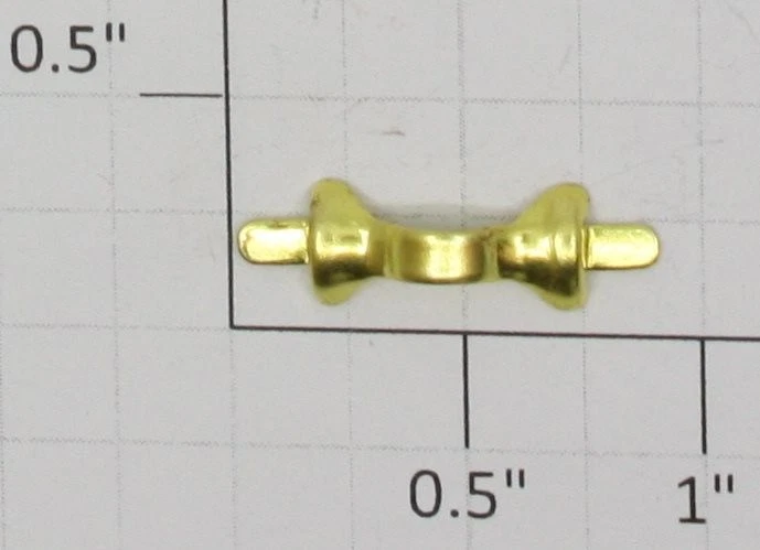 Lionel 380-7 Brass O Prewar & Standard Gauge Handrail Clip (24) - Image 1 of 1