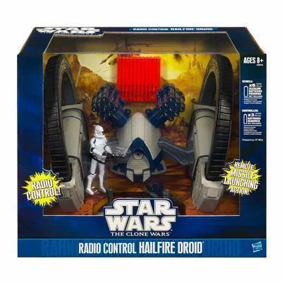 Hasbro Star Wars The Clone Wars Radio Control Hailfire Droid Action Figure