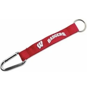 NCAA Wisconsin Badgers Carabiner Keychain - Picture 1 of 1