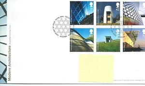 GB - PORTADA PRIMER DÍA - FDC - COMMEMS - 2006 - ARQUITECTURA MODERNA - Pmk TH - Imagen 1 de 1