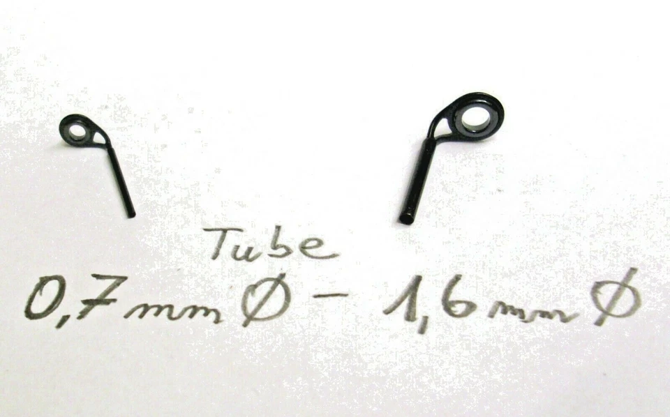 MARKENLOS Sic Spitzenring Tube Ø 0,7 - 1,6mm f. UL-, Match-, Tremarella Ruten Spitzenringe