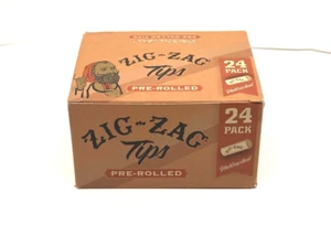 Zig-Zag Unbleached Pre-Rolled 20 Pack / 24 Tips Each - Picture 1 of 2