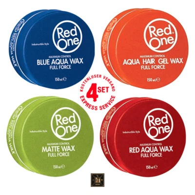 4er Spar Set RedOne Wax Full Force 150ml Wachs Haarwachs - Bild 1 von 4