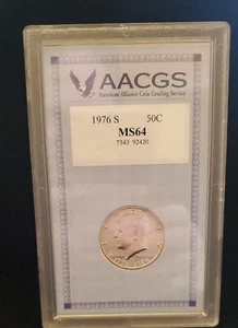 1976 S Silver Kennedy Bicentennial Half Dollar  in case - Picture 1 of 4