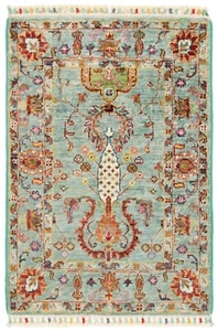 Alfombra Oriental Anudada a Mano Ziegler 84x69 Cm - Fina, Alfombra, Alfombra, Nueva - Imagen 1 de 7