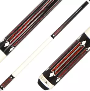 Taco de billar K2 KL161 - Cocobolo de 6 puntos y gráfico negro/blanco con eje LD de 11,75 mm - Imagen 1 de 6