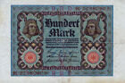 100 Mark Reichsbanknote Berlin, 1920, V rote Serien-Nr. K 22880605