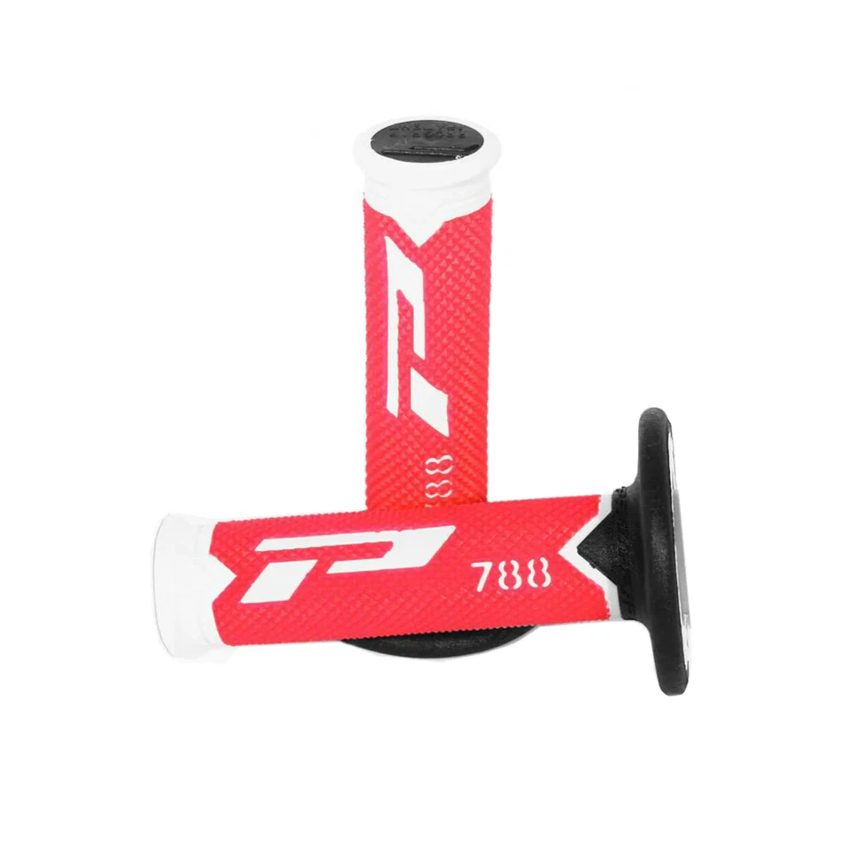 Empuñaduras Pro Grip 788 Triple Densidad MX Blanco/Rojo/Negro - Imagen 1 de 1